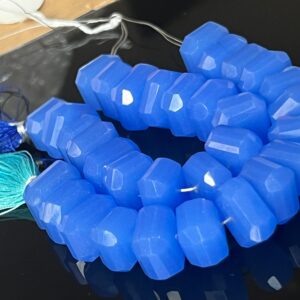 Bright Blue Chalcedony Nuggets