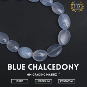 Blue Chalcedony Smooth Nugget Beads, Blue Chalcedony Straight Drilled Strand, Chalcedony Beads For Jewelry Making, Blue Chalcedony Gemstone