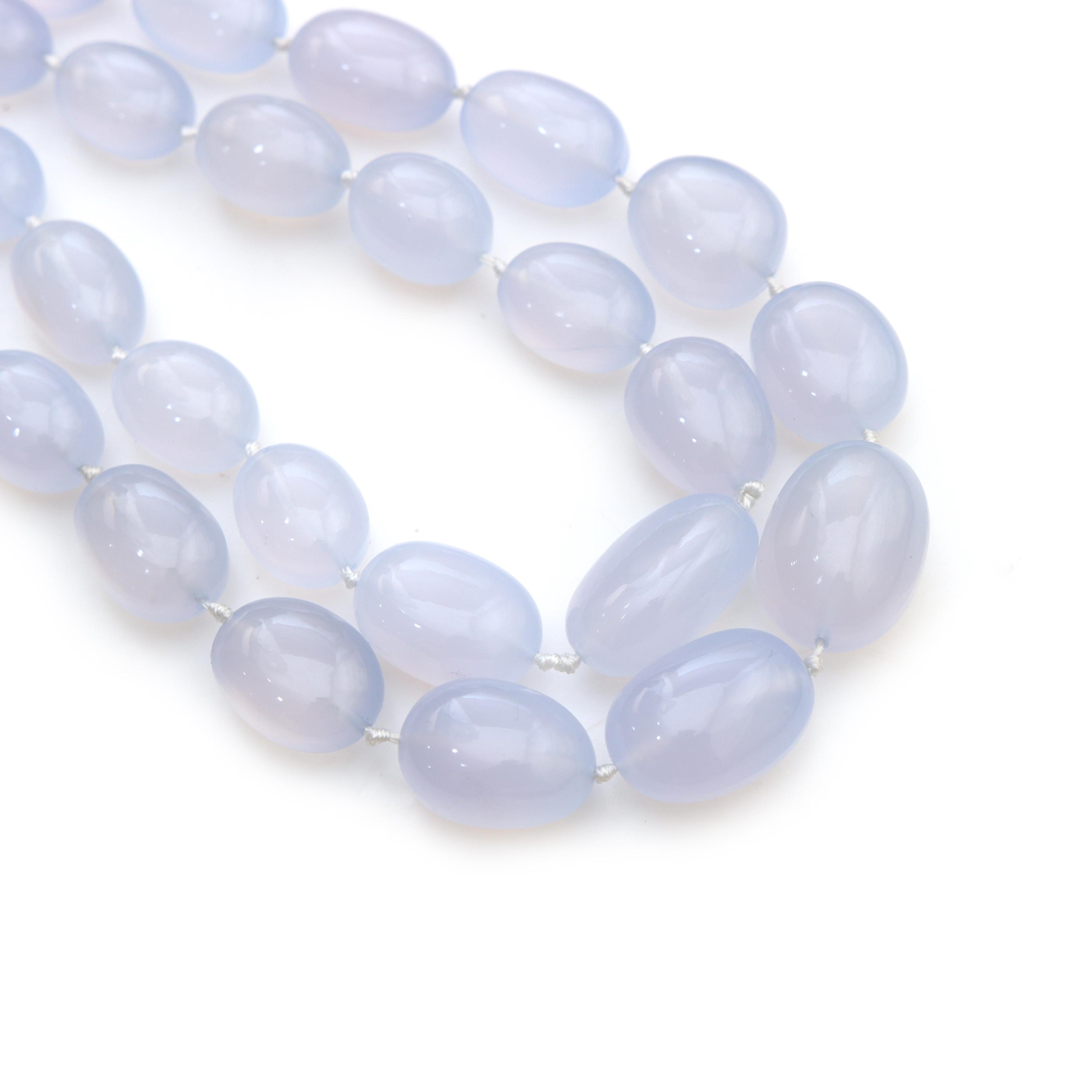 Blue Chalcedony Smooth Tumble Beads, 9x11.5 To 15.5x21 Mm, Chalcedony Jewelry Making Beads, Plain Chalcedony Beads, 20 Inches Full Strand Blue Chalcedony Smooth Tumble Beads, 9x11.5 To 15.5x21 Mm, Chalcedony Jewelry Making Beads, Plain Chalcedony Beads, 20 Inches Full Strand
