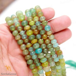 Aaa+ Blue Chalcedony Faceted Rondelle Beads,8-9 Mm Natural Chalcedony Indian Cut Beads,9" Loose Gemstone Beads For Handmade Jewelry Aaa+ Blue Chalcedony Faceted Rondelle Beads,8-9 Mm Natural Chalcedony Indian Cut Beads,9" Loose Gemstone Beads For Handmade Jewelry