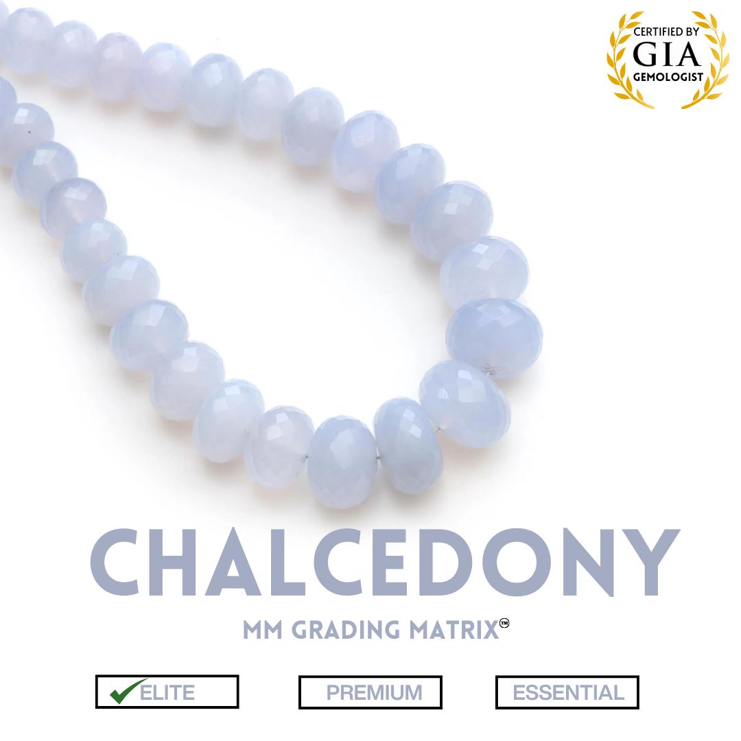 Blue Chalcedony Faceted Rondelle Beads, 9 To 17 Mm, Rondelle Chalcedony Beads, Rondelle Shape Beads, 20 Inches Strand, Price Per Strand