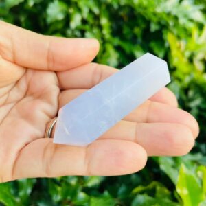 Blue Chalcedony Crystal Point Tower (41.9g)