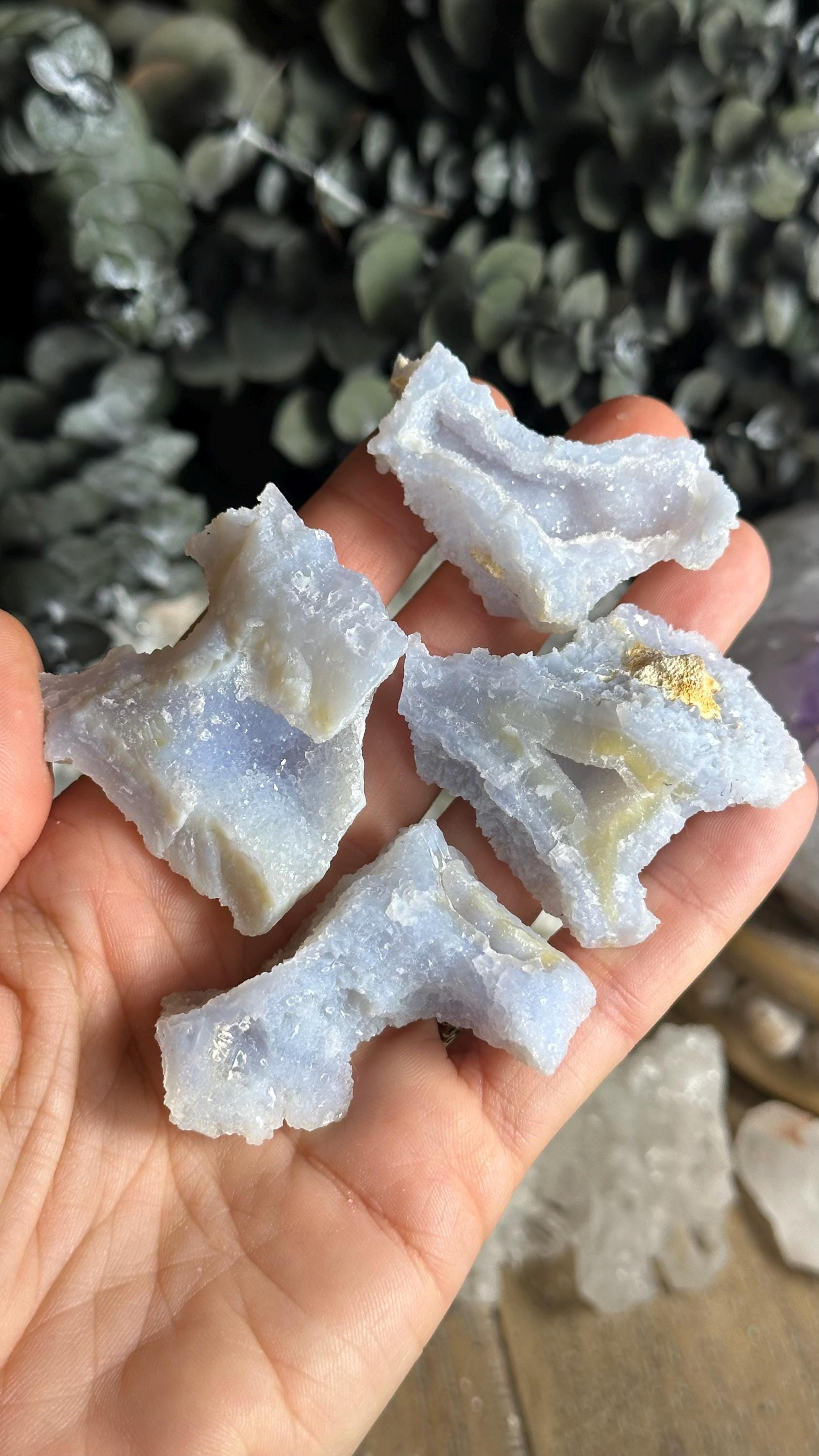 Raw Blue Chalcedony