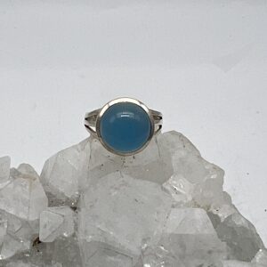 Blue Chalcedony Ring, Size 6