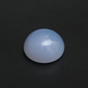 Natural Blue Chalcedony Smooth Round Gemstone, 25 mm, Blue Chalcedony Cabochon, Chalcedony Round Jewelry Making Gemstone, 1 Piece