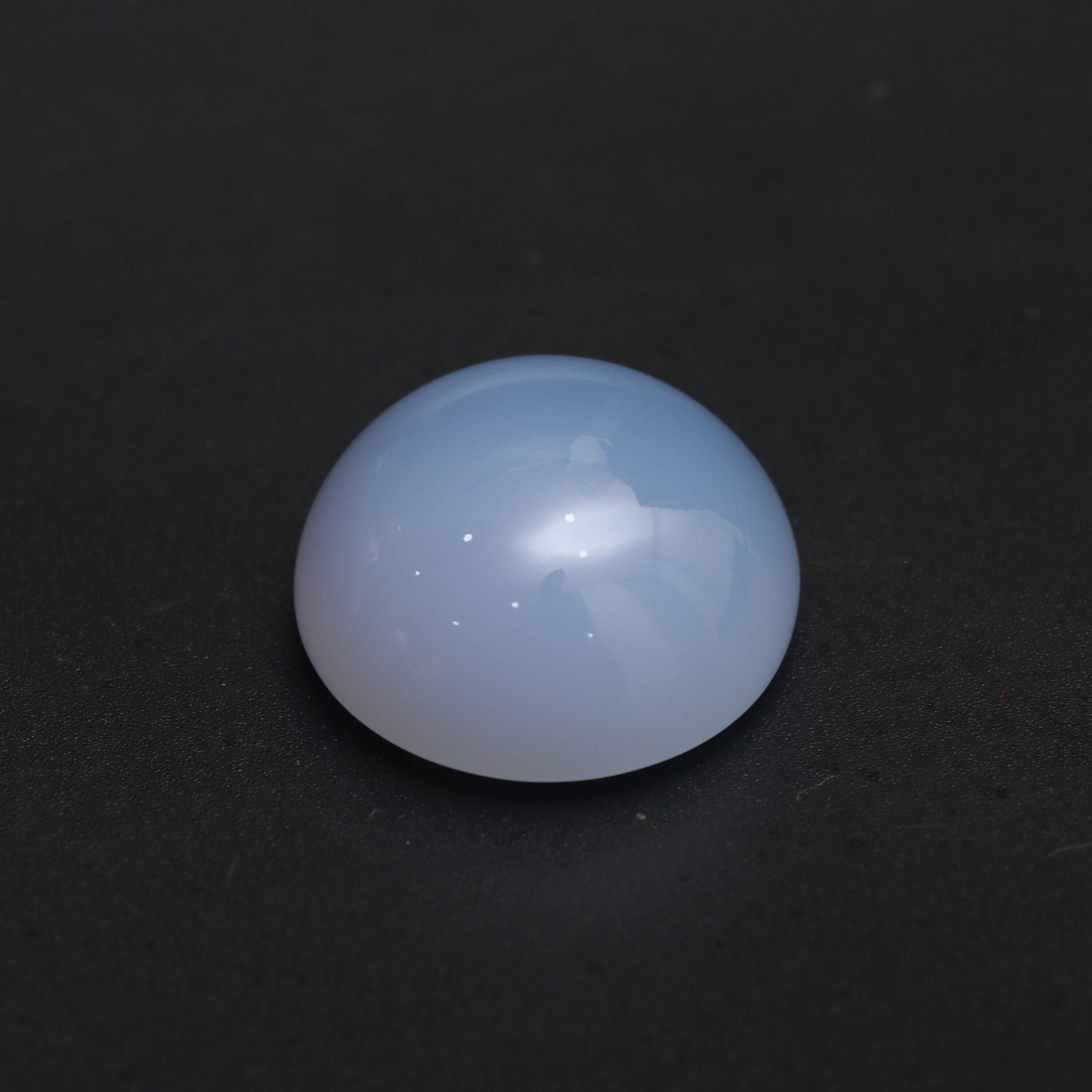 Natural Blue Chalcedony Smooth Round Gemstone, 25 Mm, Blue Chalcedony Cabochon, Chalcedony Round Jewelry Making Gemstone, 1 Piece