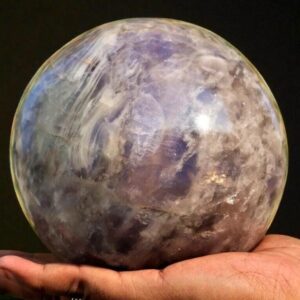 145MM Blue Chalcedony Sphere: Chakra Healing Crystal Meditation Stone 145MM Blue Chalcedony Sphere: Chakra Healing Crystal Meditation Stone