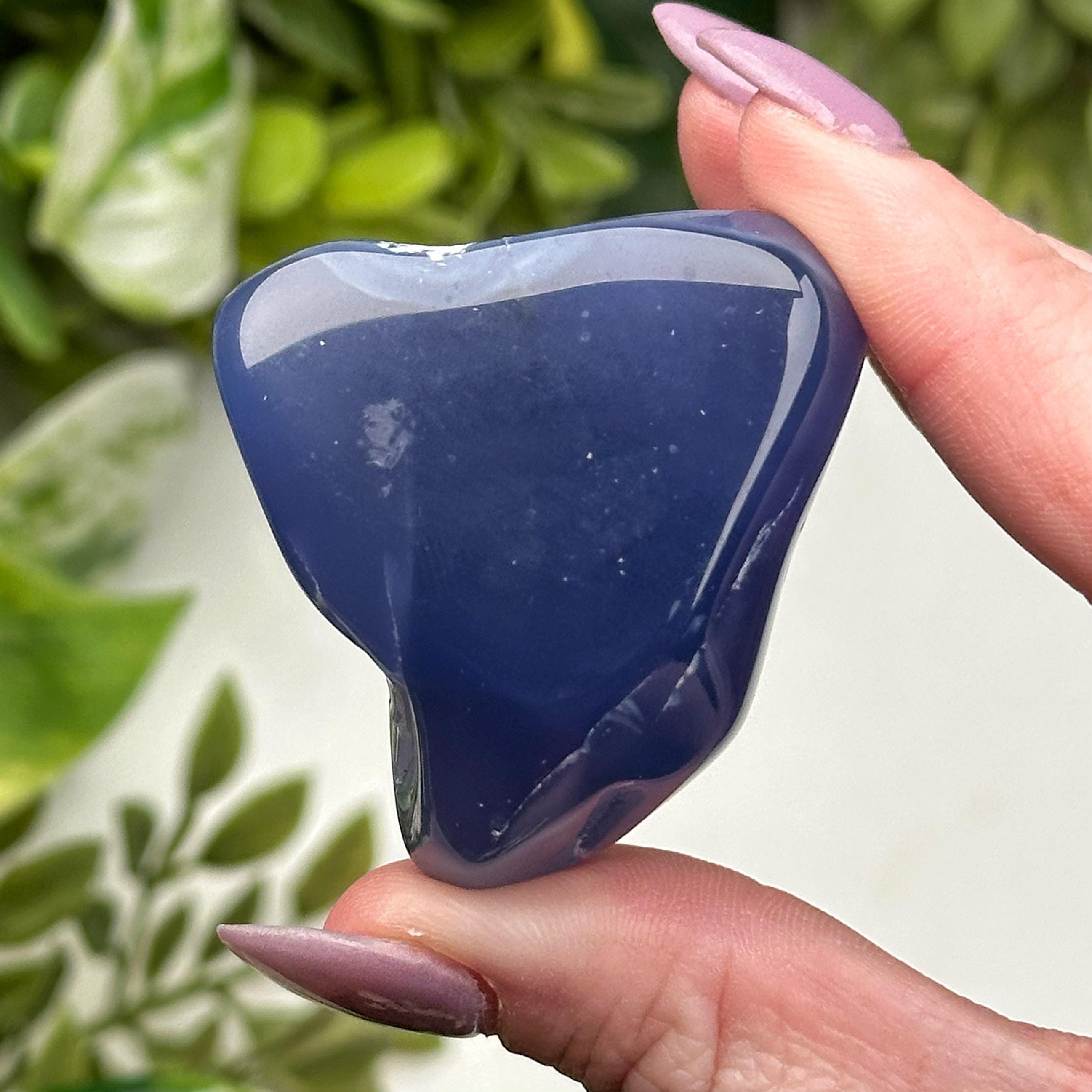 Blue Chalcedony Freeform | 47g | - #3 (polished Crystal Chunk, Throat Chakra, Healing Stone, Peace) Blue Chalcedony Freeform | 47g | - #3 (polished Crystal Chunk, Throat Chakra, Healing Stone, Peace)