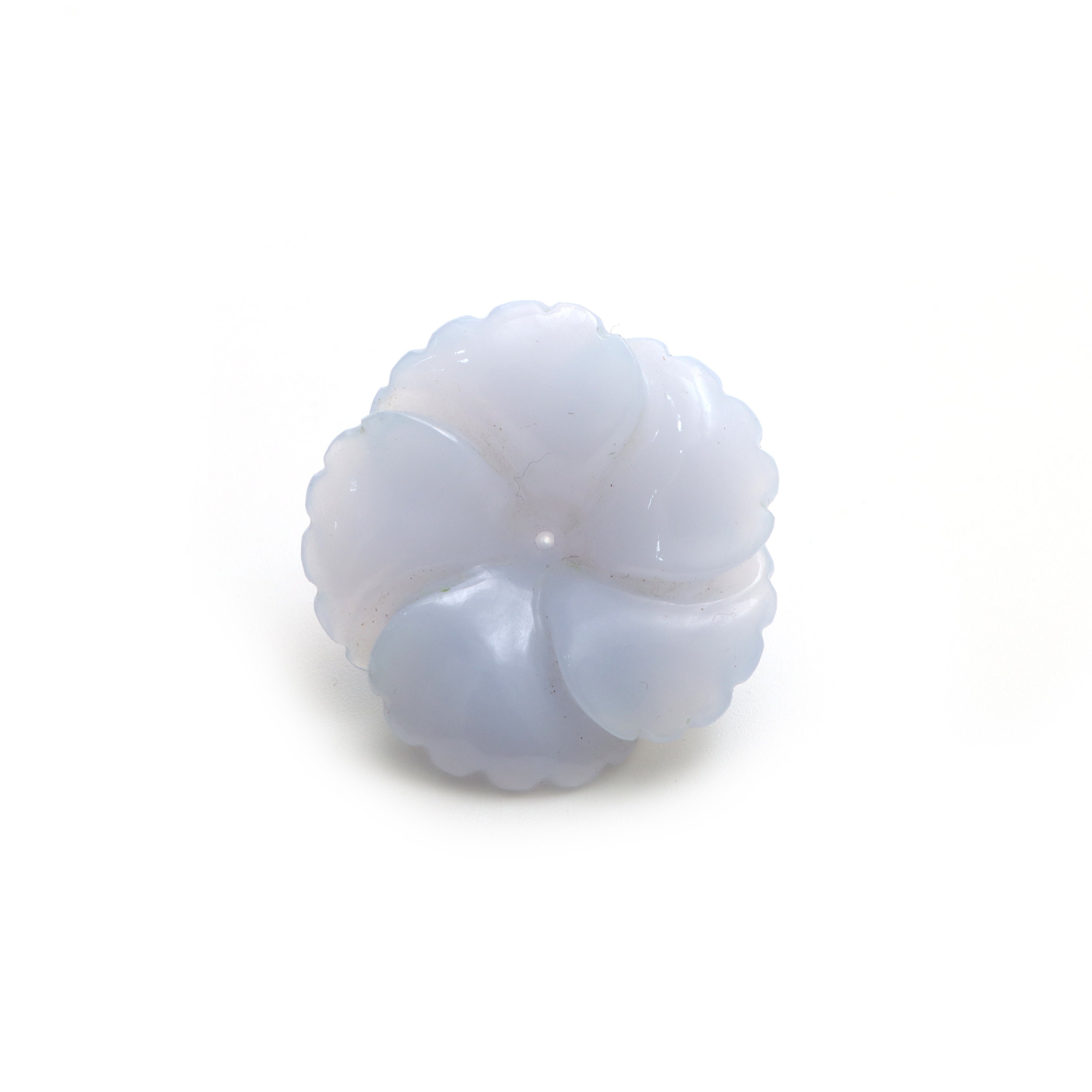 Natural Blue Chalcedony Flower Carving Loose Gemstone, 30x30 Mm, Blue Chalcedony Jewelry Making Gemstone, 1 Piece Natural Blue Chalcedony Flower Carving Loose Gemstone, 30x30 Mm, Blue Chalcedony Jewelry Making Gemstone, 1 Piece