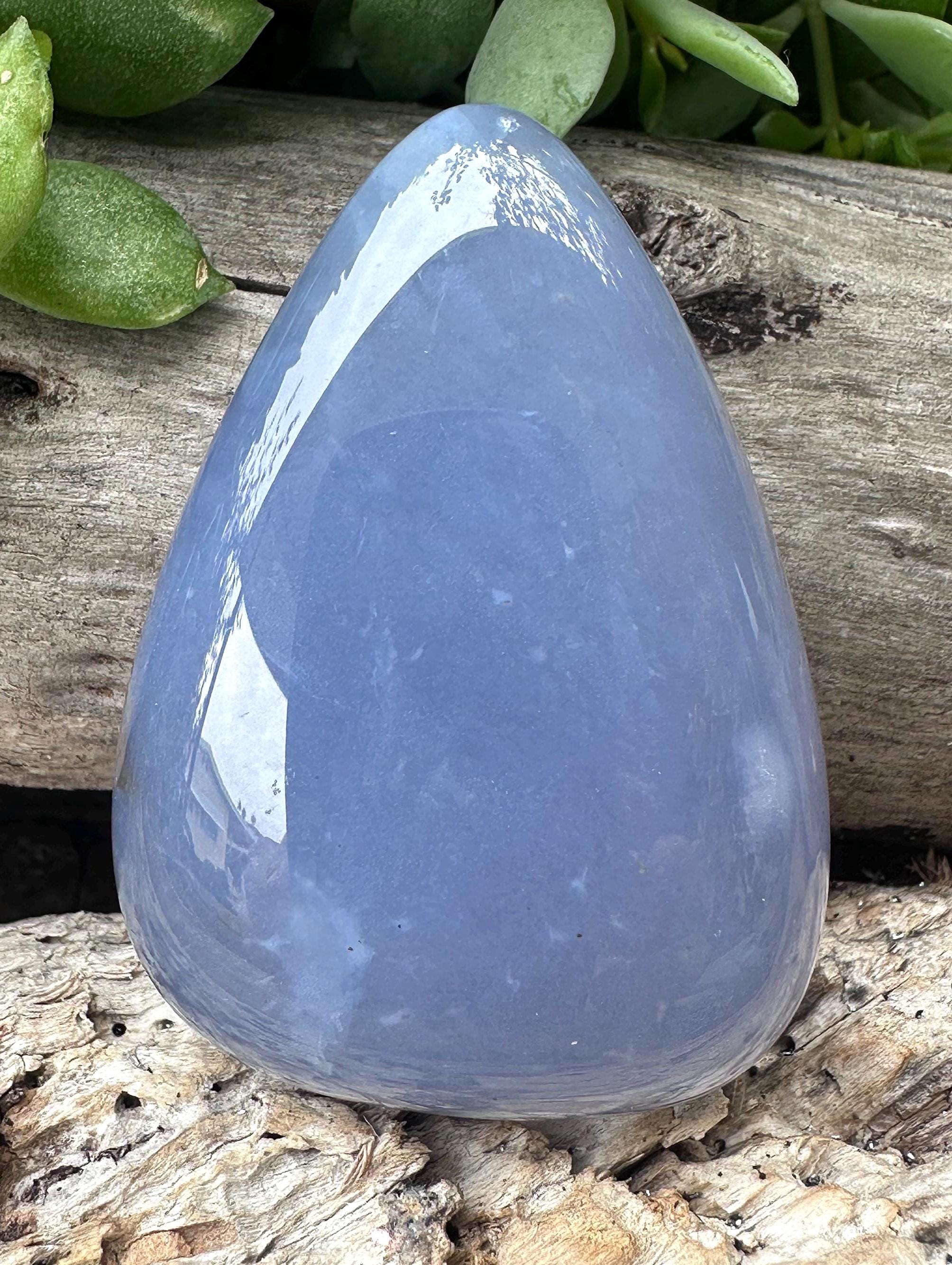 Soothing Blue Chalcedony Freeform From China Soothing Blue Chalcedony Freeform From China