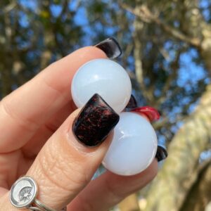 Blue Chalcedony Sphere, Blue Chalcedony, Qty. 1