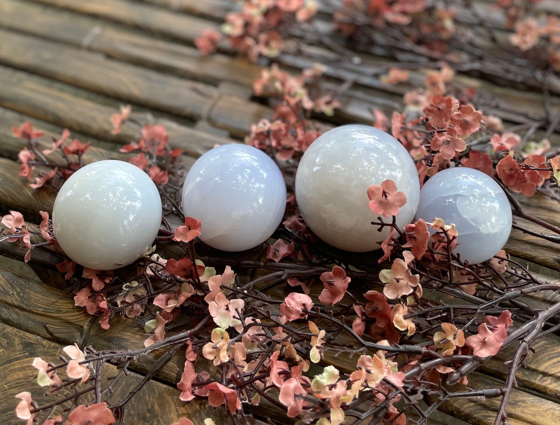 Blue Chalcedony Sphere, Blue Chalcedony, Qty. 1, You Pick Blue Chalcedony Sphere, Blue Chalcedony, Qty. 1, You Pick