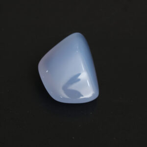 Blue Chalcedony Smooth Organic Tumble Gemstone, 25x31 Mm, Chalcedony Tumble, Blue Chalcedony Tumble Jewelry Making Gemstone, 1 Piece