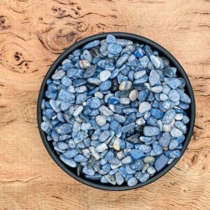 Blue Dumortierite Crystal Chips - Gemstone Dumortierite Chips - Mini Tumbled Stone - Mini Bottle Crystal - Bulk Crystal Chips - 5-7mm Blue Dumortierite Crystal Chips - Gemstone Dumortierite Chips - Mini Tumbled Stone - Mini Bottle Crystal - Bulk Crystal Chips - 5-7mm