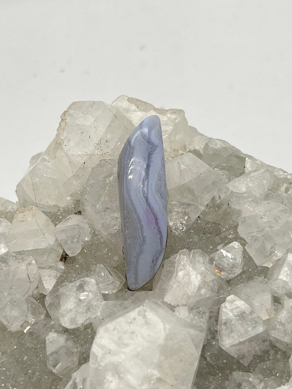 Blue Lace Agate Cabochon 23.34ct Blue Lace Agate Cabochon 23.34ct