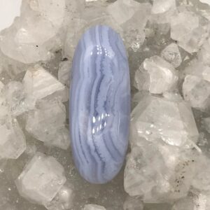 Blue Lace Agate Cabochon 53.55CT Blue Lace Agate Cabochon 53.55CT