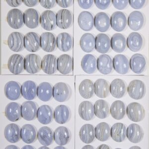 Blue Lace Agate Oval Cabochon (RK36B16-10)
