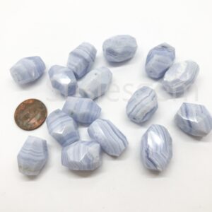 Blue lace agate nuggets. Designer stone, Focal stone, Wire wrapping, Natural gemstone. Vintage stock