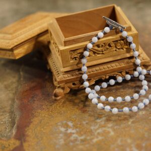 Blue Lace Agate Choker • Knotted Choker Necklace • Blue Choker • 5mm • Beaded Choker • Knotted Necklace • Blue Lace Agate Necklace • 4662 Blue Lace Agate Choker • Knotted Choker Necklace • Blue Choker • 5mm • Beaded Choker • Knotted Necklace • Blue Lace Agate Necklace • 4662