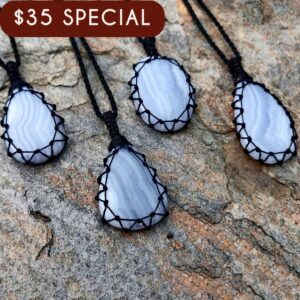 Blue Lace Agate Necklace, Healing Jewelry, Meaningful Gift For Mom, Bohemian Jewelry, Birthday Gift For Her, Blue Gem Stone Necklace Blue Lace Agate Necklace, Healing Jewelry, Meaningful Gift For Mom, Bohemian Jewelry, Birthday Gift For Her, Blue Gem Stone Necklace