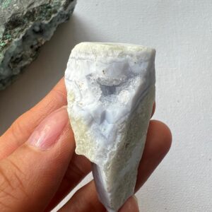 Raw Blue Lace Agate Freeform, Healing Crystal