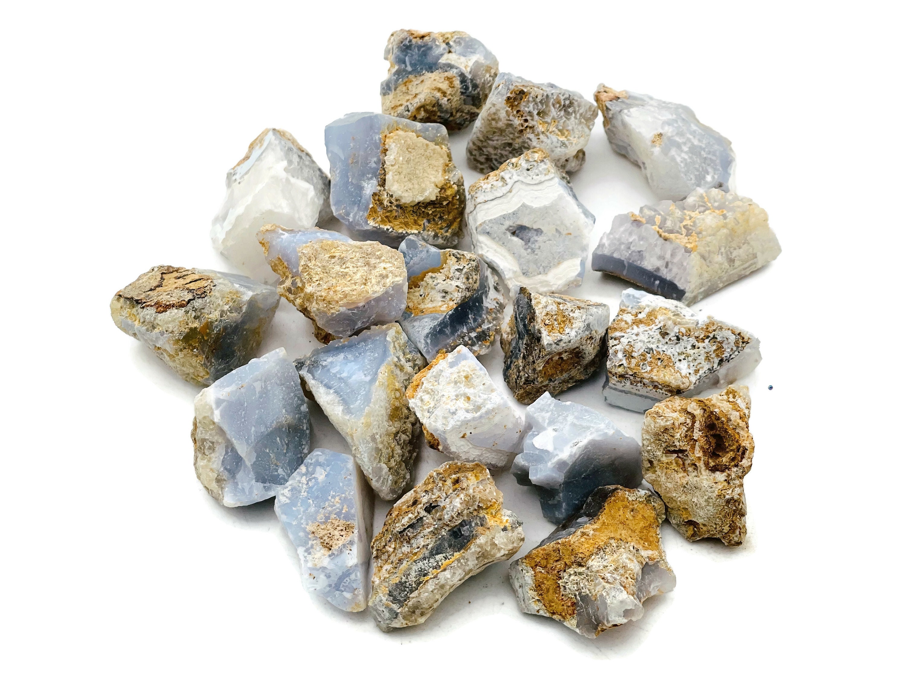 Blue Lace Agate Raw Stone - Roughblue Lace Agate – Chunk Crystal– Ra1232