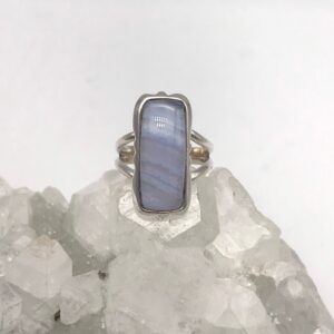 Blue Lace Agate Ring, Size 6 Blue Lace Agate Ring, Size 6