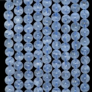 4mm Chalcedony Blue Lace Agate Gemstone Blue Aa Round Loose Beads 15.5 Inch Full Strand (80020569-368)