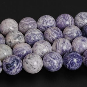 6mm 8mm 10mm Blue Lace Agate Bead Grade Aa Natural Round 15" 7.5" Loose Beads