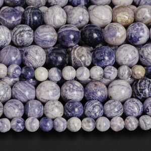Blue Lace Agate Bead 6mm 8mm 10mm Grade Aa Natural Round