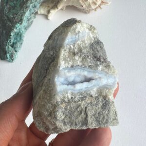 Blue Lace Agate Freeform, Display Specimen