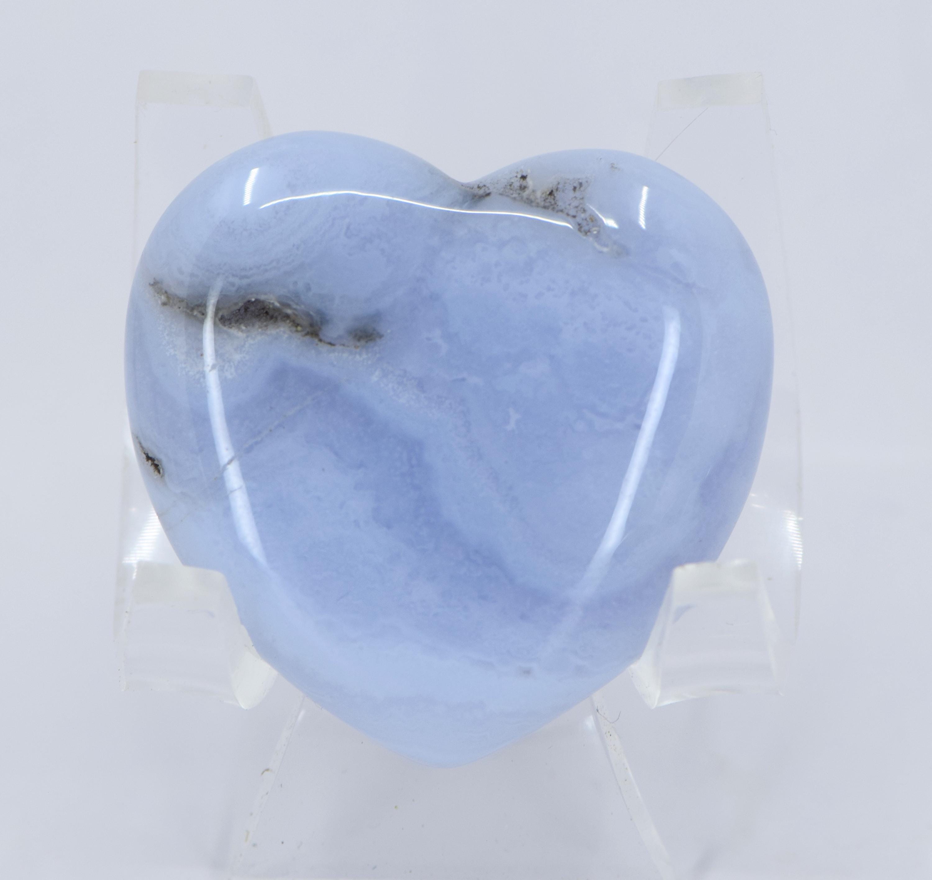 Blue Lace Agate Heart