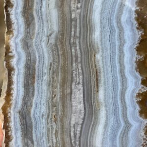 Namibian Blue Lace Agate Lapidary Slab natural stone not polished for cabbing