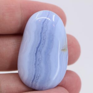 Blue Lace Agate Small Chip Palm