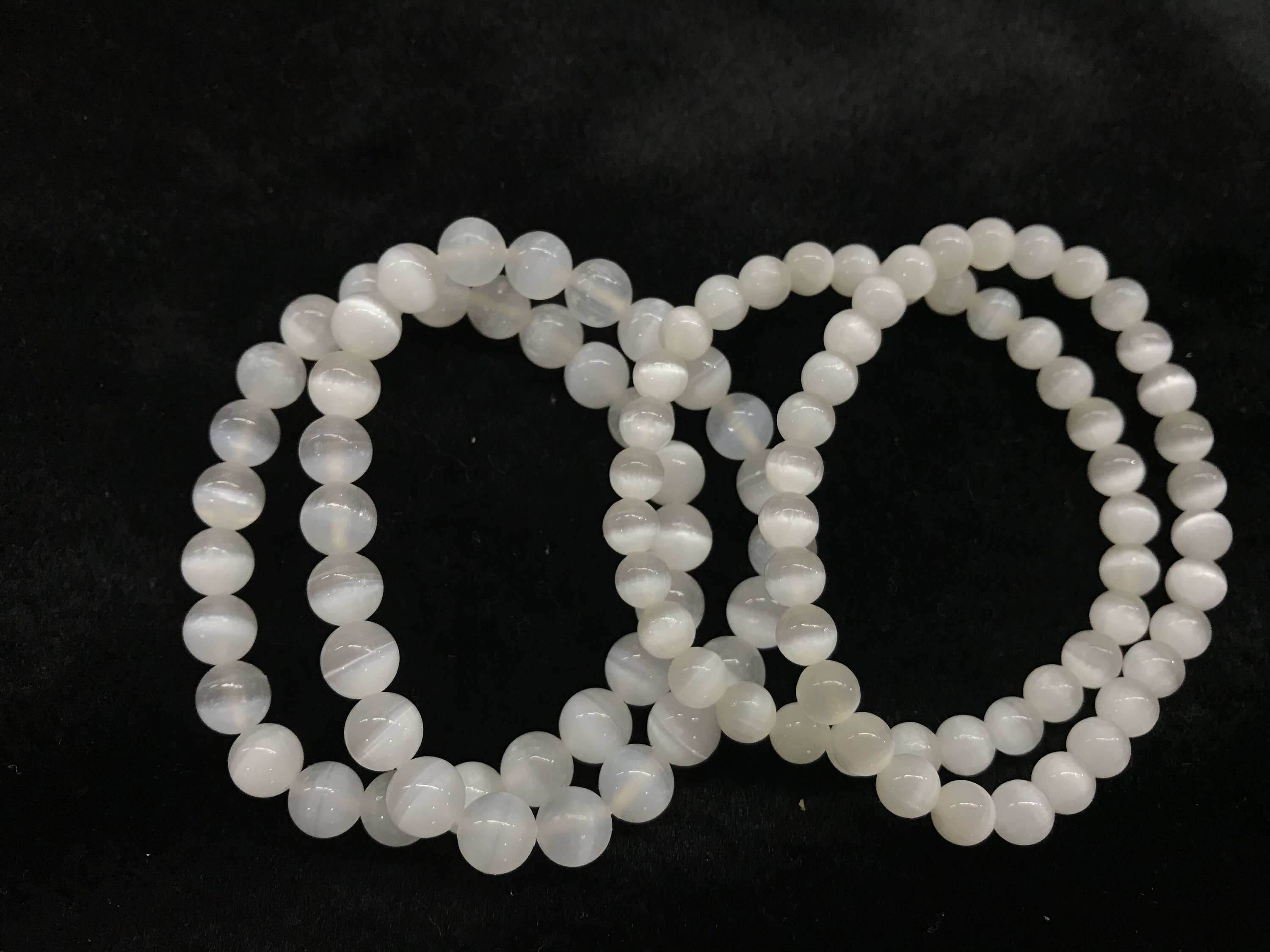 Genuine Chinese White Calcite 6mm - 8mm Round Natural Gemstone Beads Finished Jewelry Bracelet Supply - 1piece Genuine Chinese White Calcite 6mm - 8mm Round Natural Gemstone Beads Finished Jewelry Bracelet Supply - 1piece