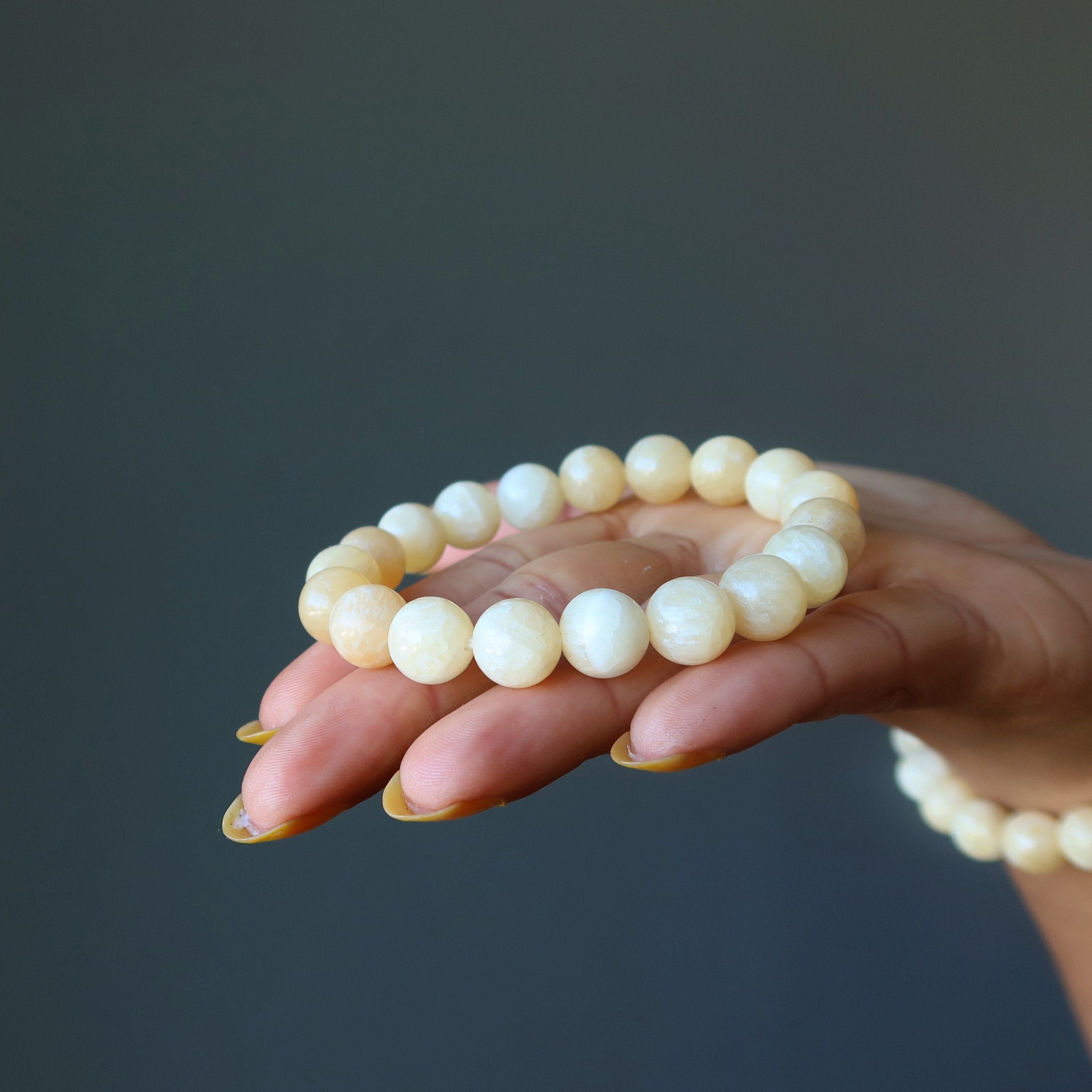 Yellow Calcite Bracelet I'm Simply Delightful Crystal Healing Gem
