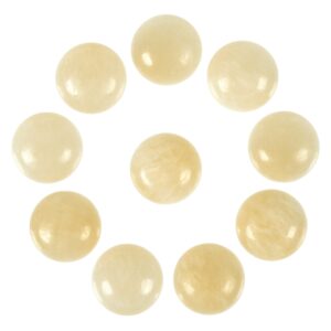 10 pcs of 14mm Calcite round flatback cab cabochon