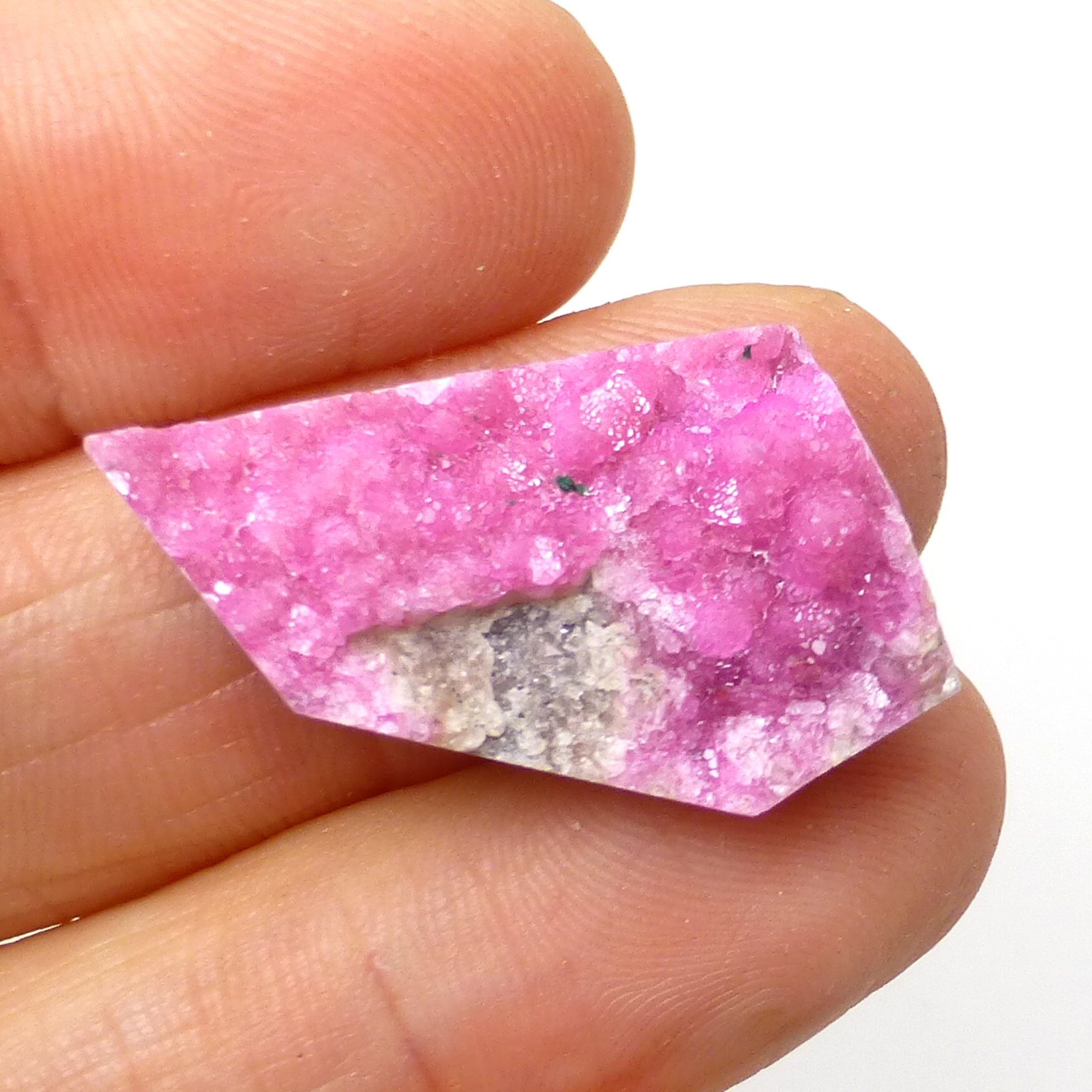 20.93 Carats Pink Druzy Cabochon Cobalt Calcite Cobalto Natural Color Not Dyed Lisajoy Sachs Designer Hand Cut Cobaltoan Carbonate Crystals