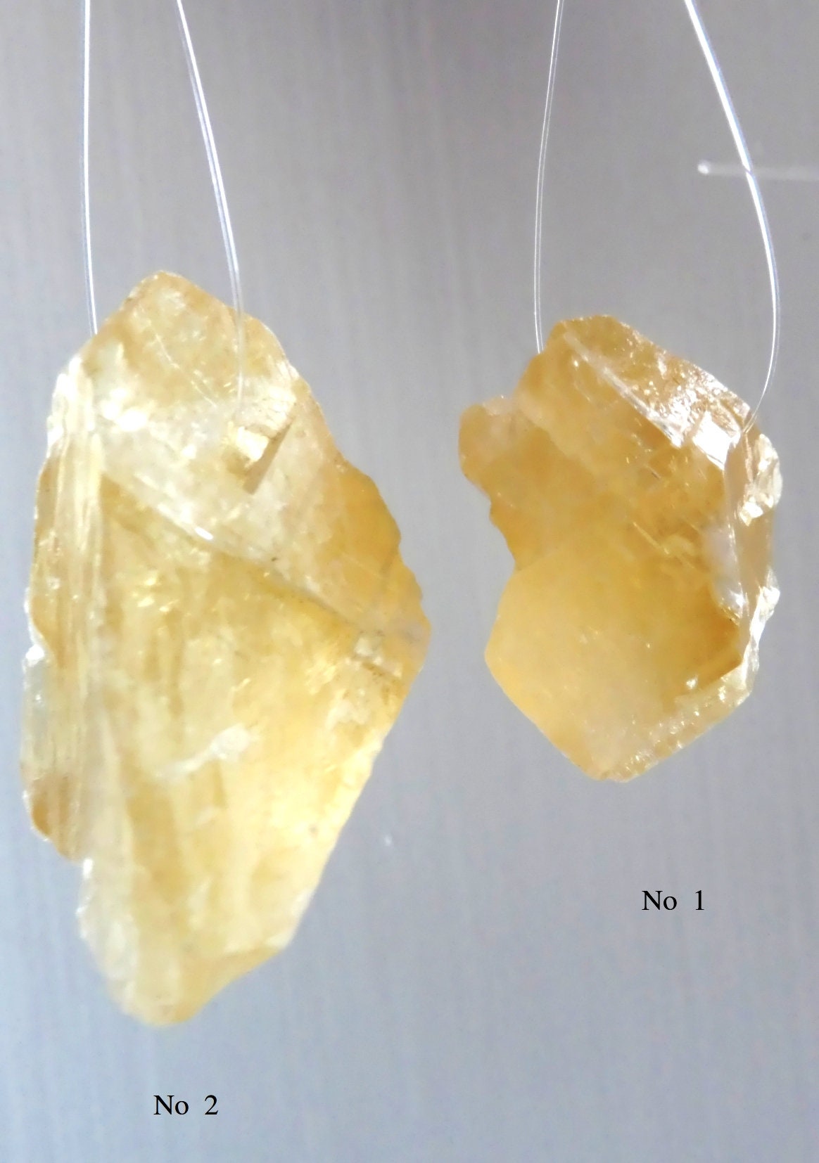 Raw Citrine Calcite Crystal Nugget Bead -33mm Chunk Gemstone-large Focal- Diy Jewelry-pendant Craft Beads