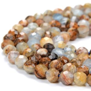 4MM Rare Argentina Lemurian Aquatine Calcite Gemstone Grade A Micro Faceted Round Beads 15 inch Full Strand BULK LOT (80016824-P66) 4MM Rare Argentina Lemurian Aquatine Calcite Gemstone Grade A Micro Faceted Round Beads 15 inch Full Strand BULK LOT (80016824-P66)