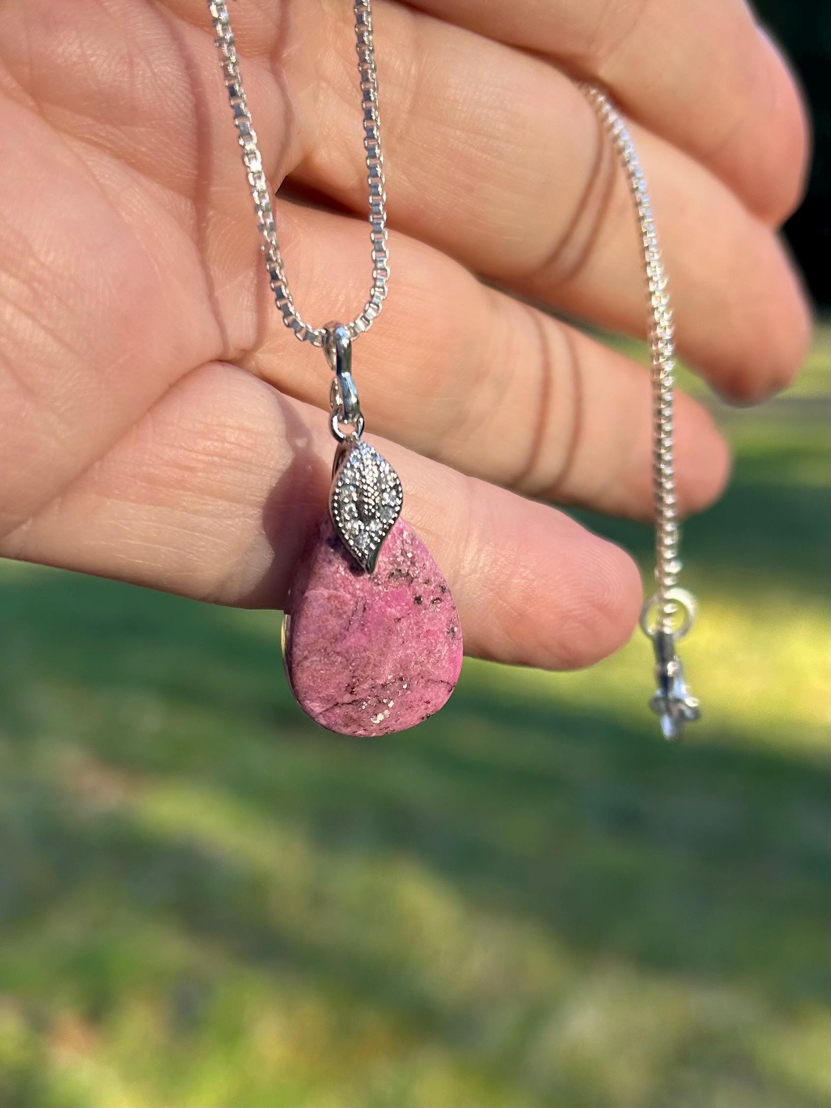 Cobaltoan Calcite Necklace