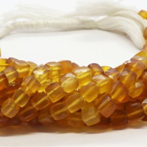 Aaa Natural Rare Yellow Calcite Cube Gemstone Beads, 5.5-6 Mm Yellow Shaded Box Beads, 8 Inch Faceted Yellow Calci Square Shape Beads Aaa Natural Rare Yellow Calcite Cube Gemstone Beads, 5.5-6 Mm Yellow Shaded Box Beads, 8 Inch Faceted Yellow Calci Square Shape Beads