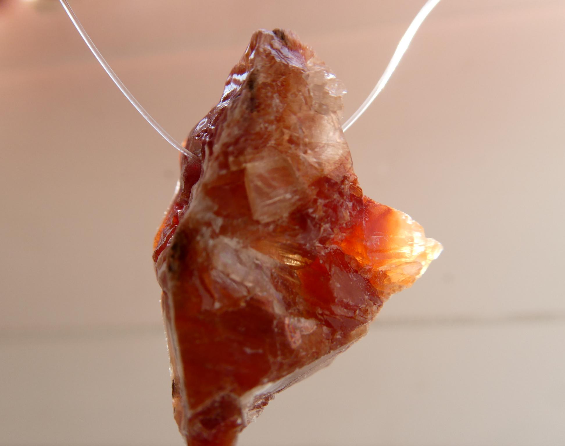 Red G Calcite 31mm Chunky Beads- 2 Pcs Natural Free Shape Gemstone-craft Beads-jewelry Making