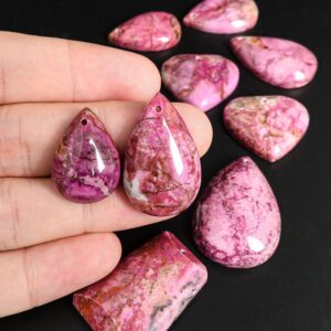 Rose Pink Cobalt Calcite Teardrop Pendant Grade Aaa Natural One Of A Kind Gemstone