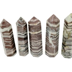 Red Zebra Calcite Obelisk Tower Stone - Gemstone Tower - Meditation Gemstone - Crystal Gifts - Home Crystal Decor - TW1152 Red Zebra Calcite Obelisk Tower Stone - Gemstone Tower - Meditation Gemstone - Crystal Gifts - Home Crystal Decor - TW1152