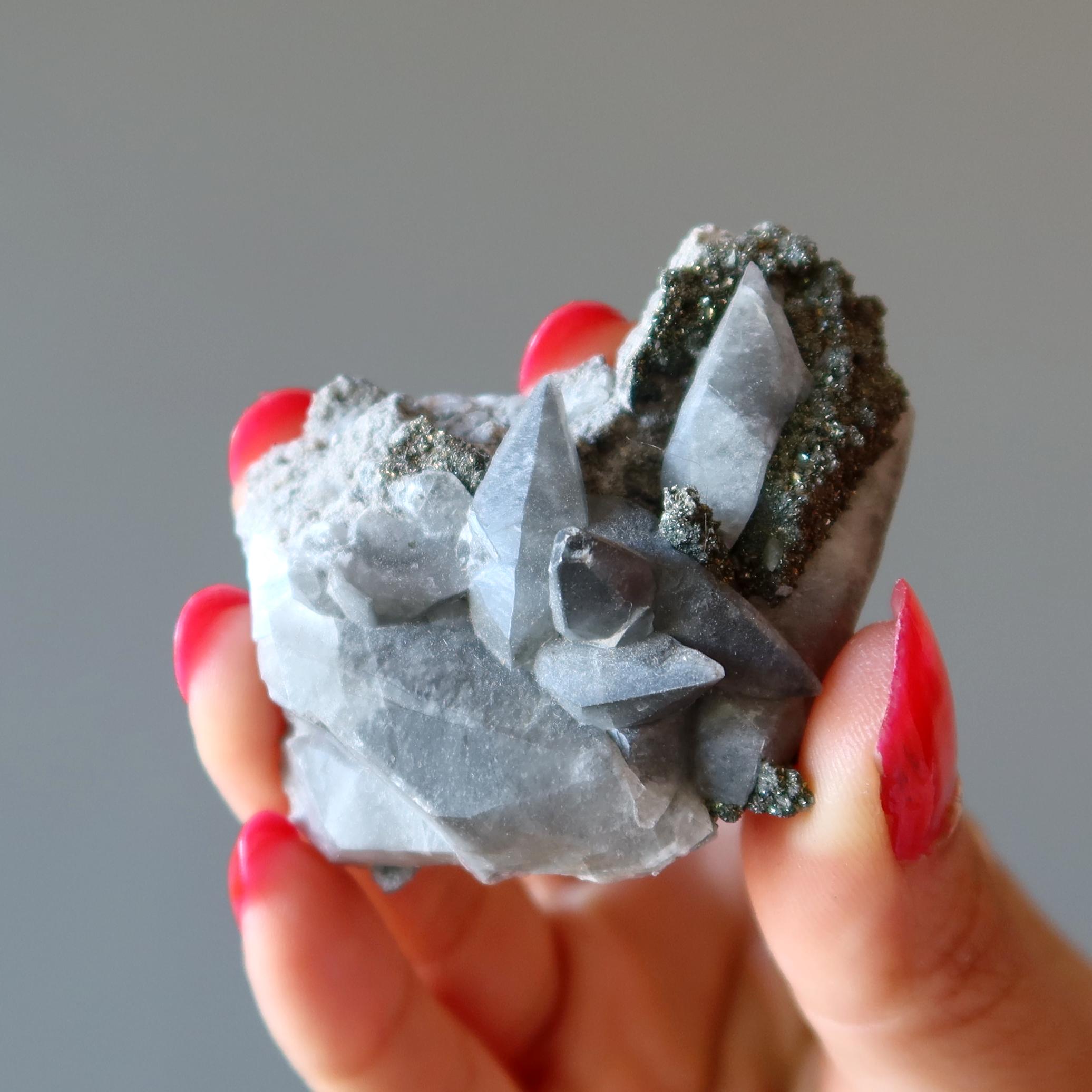 Dogtooth Calcite Cluster Breathtaking Chalcopyrite