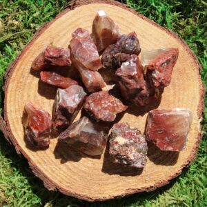 Calcite Red Raw Medium Pieces