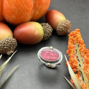 Gemmy Cobaltoan Calcite Artisan Ring Gemmy Cobaltoan Calcite Artisan Ring
