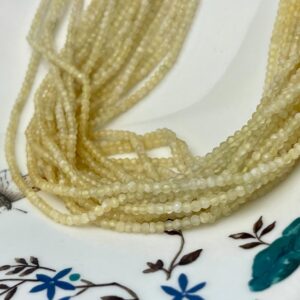 2-2.5 mm Yellow Honey Calcite Gemstone Beads Faceted Rondelle Shape 13 Inches Strand #4539