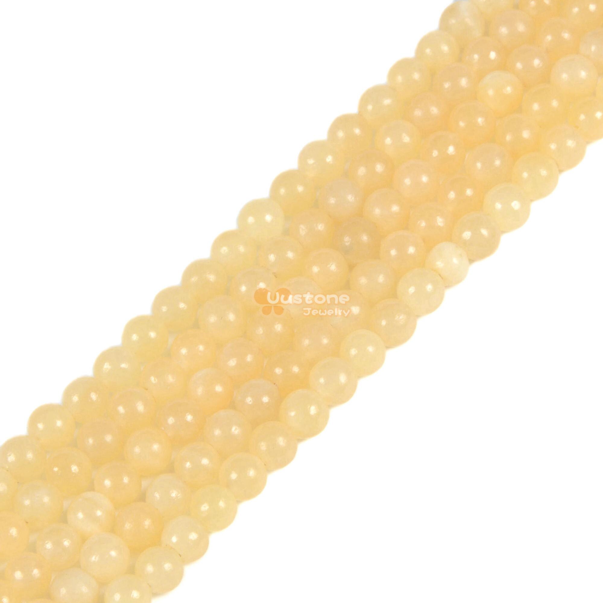 4mm Calcite Round Loose Gemstone Beads Jewelry Making Diy 16"